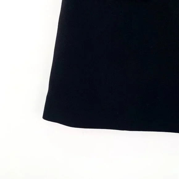DW0012 MiuMiu Black Sequin Pocket Casual A-Line Skirt 40 M Size